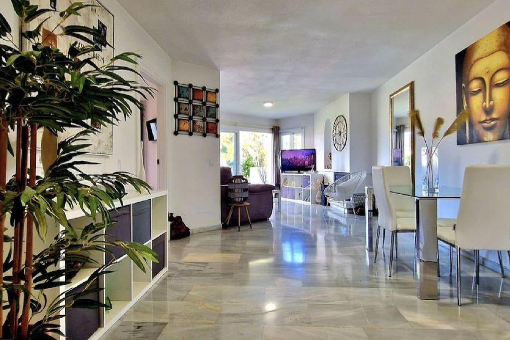5* Stunning Golf & Sea Apartment ミハス エクステリア 写真